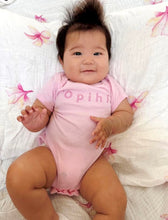 Load image into Gallery viewer, Pink Opihi Onesie
