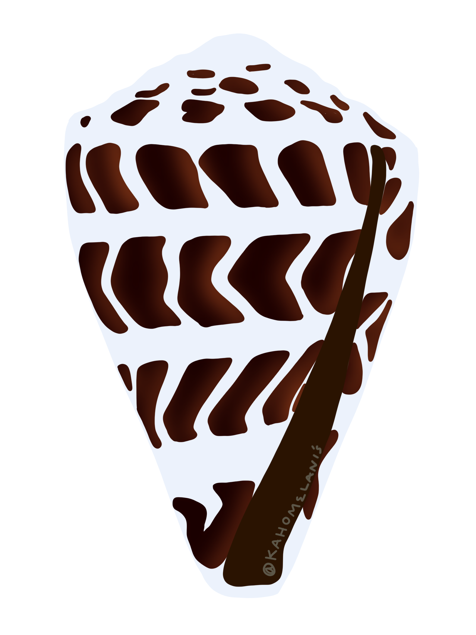 Hebrew Shell Sticker – Kahomelani's LLC